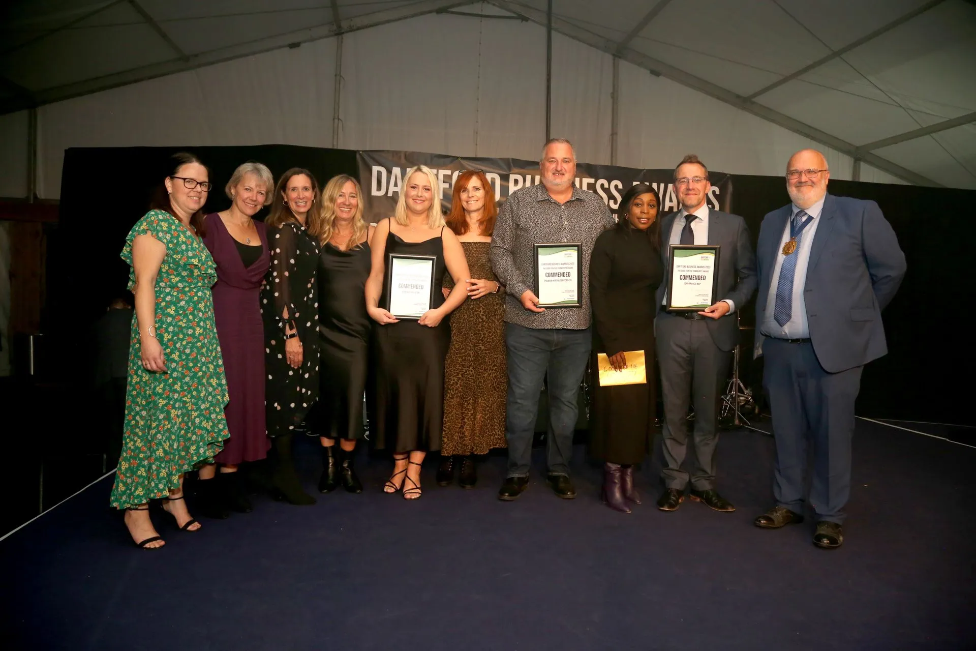 Dartford Business awords 2023. We got commended by Dartford Council